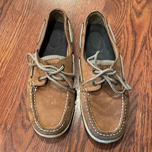 Sperry Top-Sider brown leather, classic